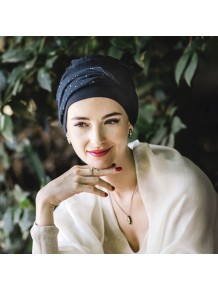 Turbante Confort Navy Gold · Carebell