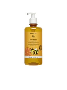 APIVITA MINI BEES · Gel de Ducha Suave para Niños con Naranja y Miel.