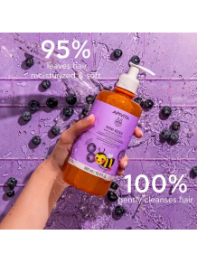 APIVITA MINI BEES · Champú Suave para Niños Arándano & Miel – 98% Natural..