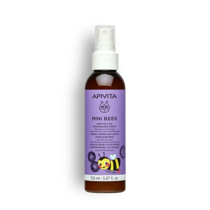 APIVITA MINI BEES · Spray Desenredante Suave para Niños con Arándanos y Miel.