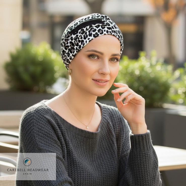 Turbante Confort Leopard · Carebell