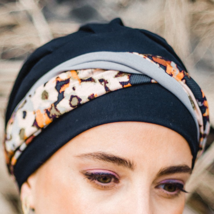 Turbante Elegance Night Flora · Carebell
