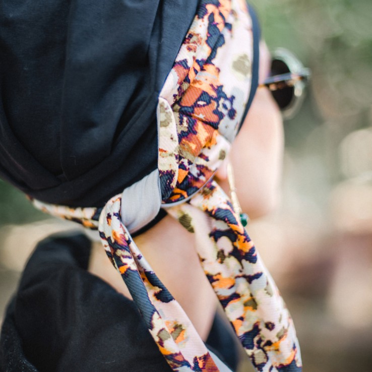 Pañuelo Smooth Night Flora · Carebell Headwear