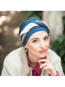 Turbante Elegance Blue Nordic · Carebell