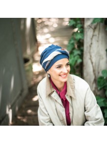 Turbante Elegance Blue Nordic · Carebell