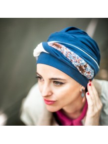 Turbante Elegance Blue Nordic · Carebell