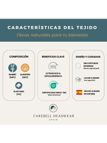 Pañuelo Smooth Soho · Carebell Headwear