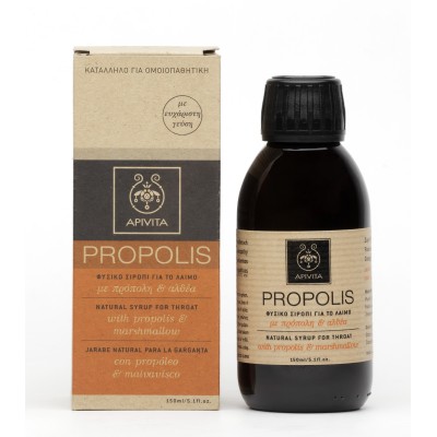 Apivita · Jarabe Orgánico Para La Garganta · Propolis.