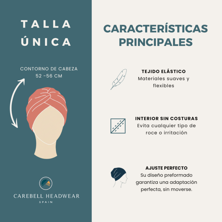 Turbante Zoraida Bambú · Carebell