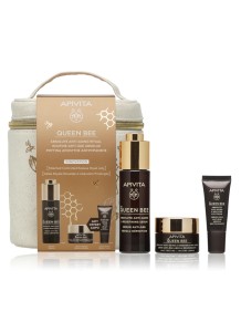 APIVITA QUEEN BEE - Neceser Regalo Serum (30ml) + Mini Crema (15ml) + Mini Contorno (5ml)