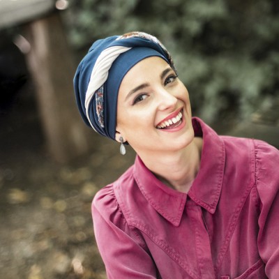 Turbante Elegance Blue Nordic · Carebell 2