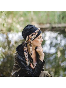 Pañuelo Smooth Night Flora · Carebell Headwear