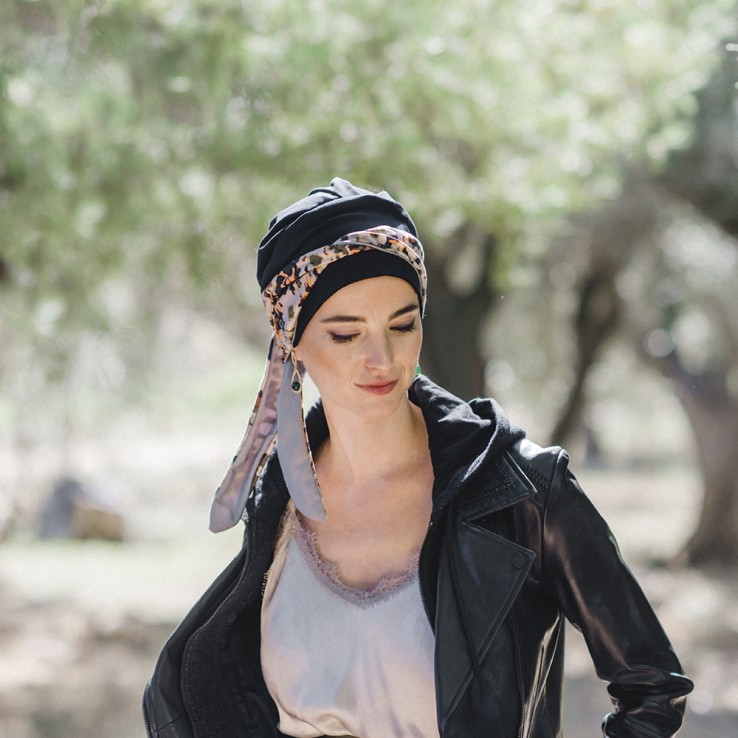 Pañuelo Smooth Night Flora · Carebell Headwear