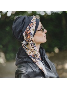 Pañuelo Smooth Night Flora · Carebell Headwear