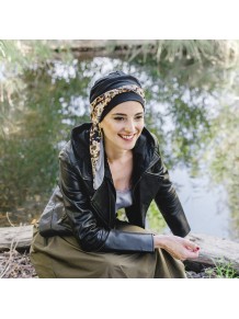 Pañuelo Smooth Night Flora · Carebell Headwear