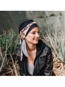 Pañuelo Smooth Night Flora · Carebell Headwear