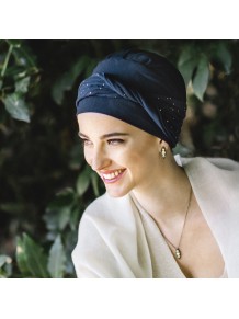 Turbante Confort Navy Gold · Carebell