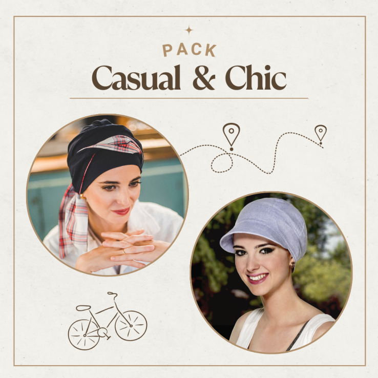 Pack Turbantes Casual & Chic Carebell Headwear