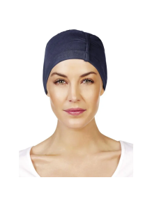 elegancia y protección térmica en el gorro para dormir Chandra de Christine.