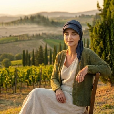 Cobertura total para alopecia: Gorra de verano diseñada con un patronaje profundo que cubre perfectamente patillas y nuca. 2