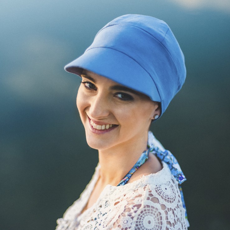 Gorra Oncológica Capri de Bambú - Transpirable...