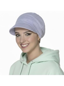 Gorra Denim Carebell Headwear - Gorra Oncológica de Algodón Estilo Vaquero