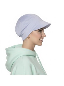 Gorra Denim Carebell Headwear - Gorra Oncológica de Algodón Estilo Vaquero