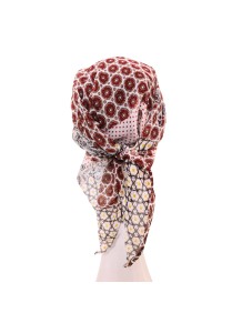 Pañuelo Oncológico Paris Marsala Carebell - Turbante estilo pañoleta