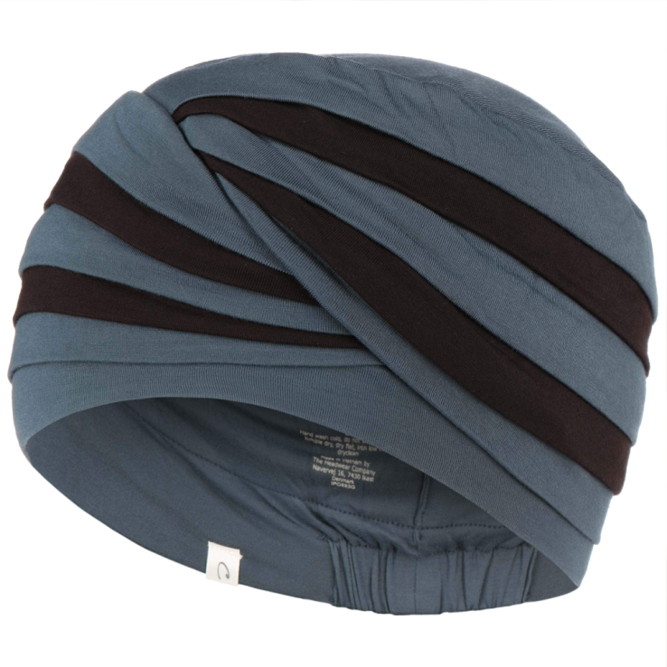 Turbante Oncológico Shanti Bicolor de Bambú -...