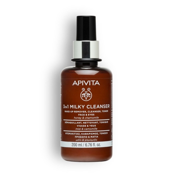 Leche Limpiadora 3 en 1 Cara y Ojos con...