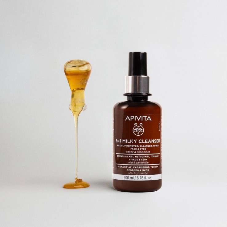 Leche Limpiadora 3 en 1 Cara y Ojos con...