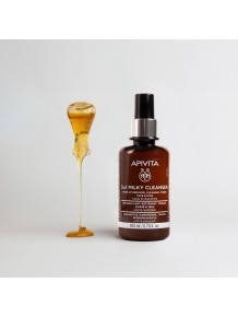 Leche Limpiadora 3 en 1 Cara y Ojos con Camomila y Miel - Apivita