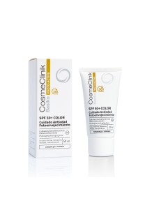 Fotoprotector Facial con Color Antiedad SPF 50+ Oil-Free - Basiko Cosmeclinik