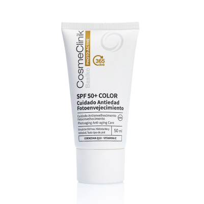 Fotoprotector Facial con Color Antiedad SPF 50+ Oil-Free... 2