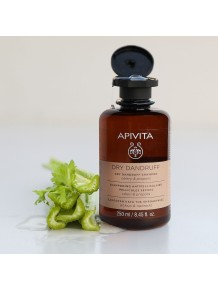Champú Anticaspa Seca y Calmante con Apio y Propóleo - Apivita