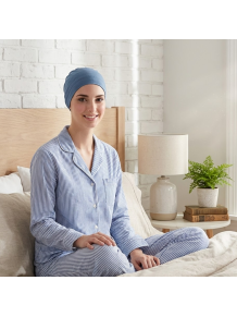 Gorro de Dormir Oncológico Natalia Bambú - Confort Nocturno (Sin Costuras)