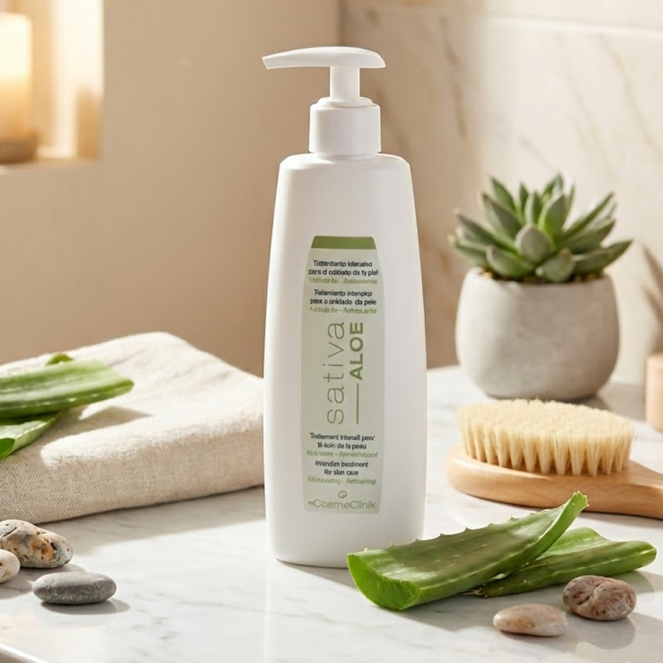 Gel de Aloe Vera 90% y Avena Sativa (Sativa...