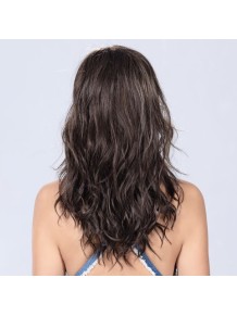 Peluca Larga Capeada con Ondas Surferas y Raya Invisible - Modelo Arrow (Ellen Wille - Perucci)