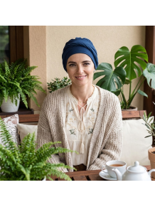 Turbante Oncológico Básico con Banda de Volumen - Modelo Confort (Carebell Headwear)