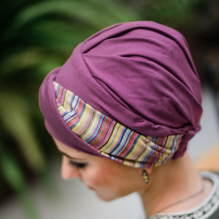 Turbante Elegance Nómada · Carebell Headwear