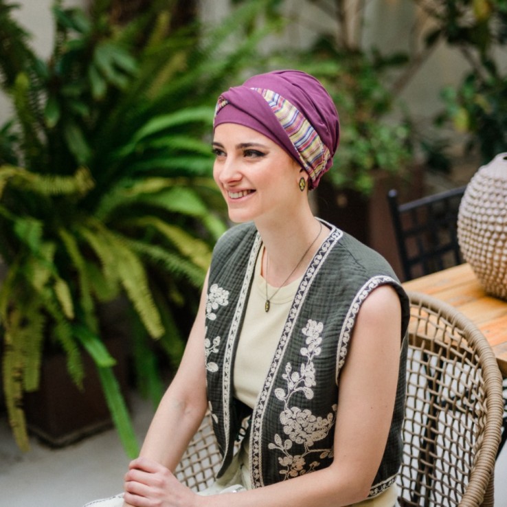 Turbante Elegance Nómada · Carebell Headwear