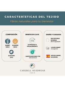 Turbante Smooth Marrakech · Carebell Headwear