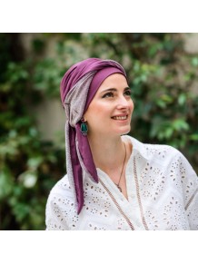 Turbante Smooth Gala Malva · Carebell Headwear