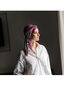 Turbante Smooth Gala Malva · Carebell Headwear