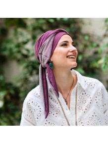 Turbante Smooth Gala Malva · Carebell Headwear