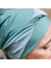 Turbante Smooth Gala Mint · Carebell Headwear