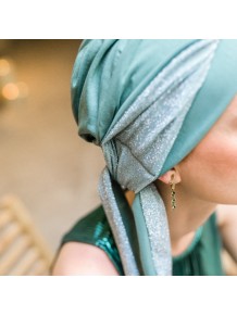 Turbante Smooth Gala Mint · Carebell Headwear