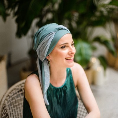 Turbante Smooth Gala Mint · Carebell Headwear