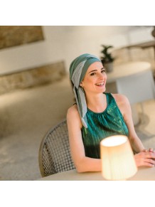 Turbante Smooth Gala Mint · Carebell Headwear