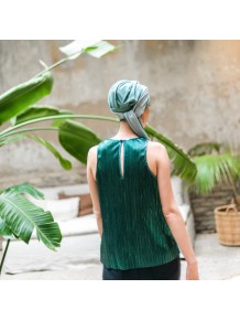 Turbante Smooth Gala Mint · Carebell Headwear
